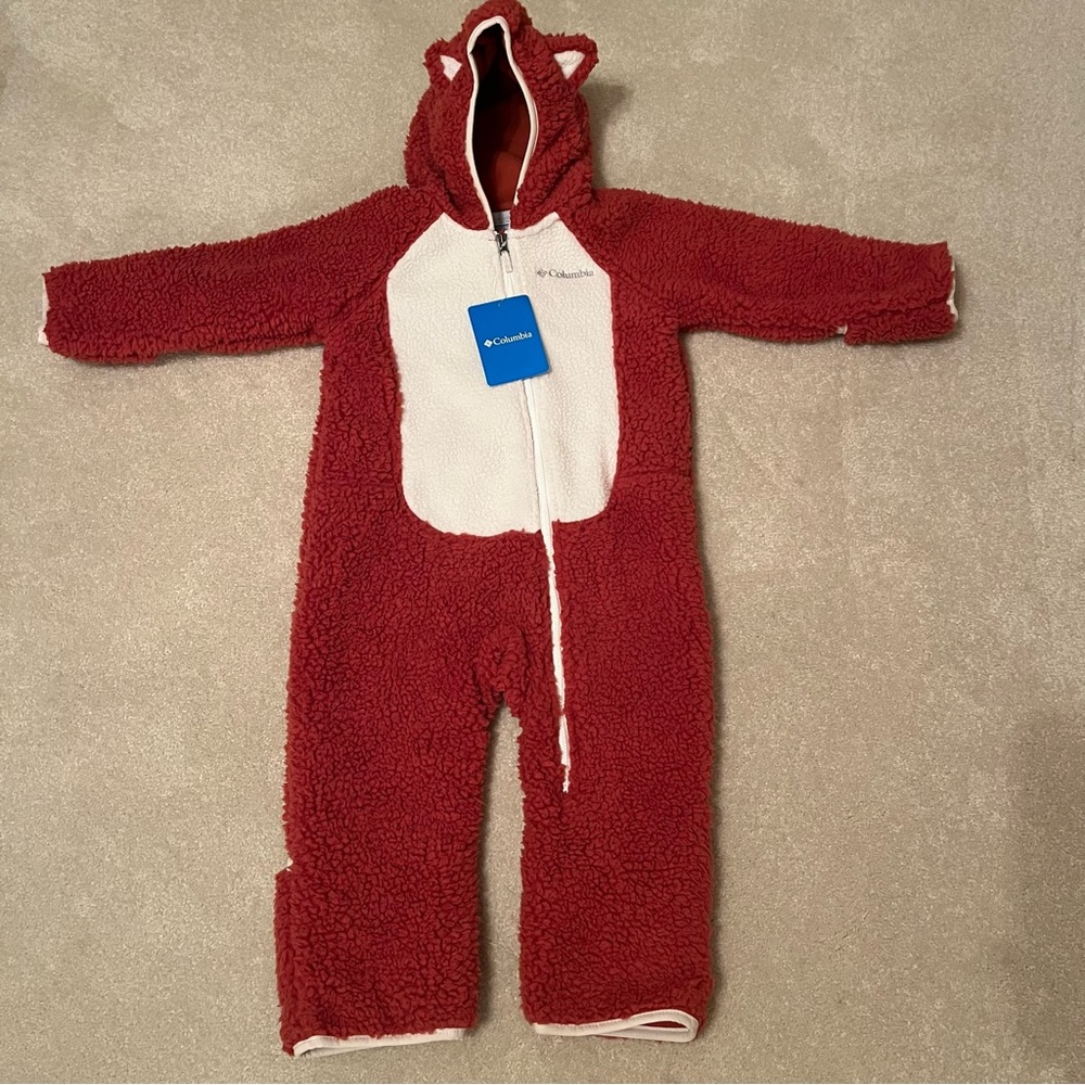 Columbia Fox Baby Sherpa Bunting. NWT